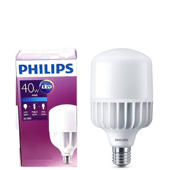 Đèn LED Bulb Trụ Philips TForce Core HB 40W E27